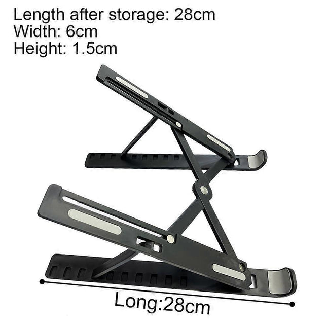 Foldable Adjustable ABS Laptop Stand Ergonomic Tablet/Computer Holder – product detail