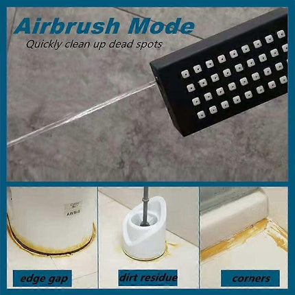 3 Modes High Pressure Shower Head with Hose, Black