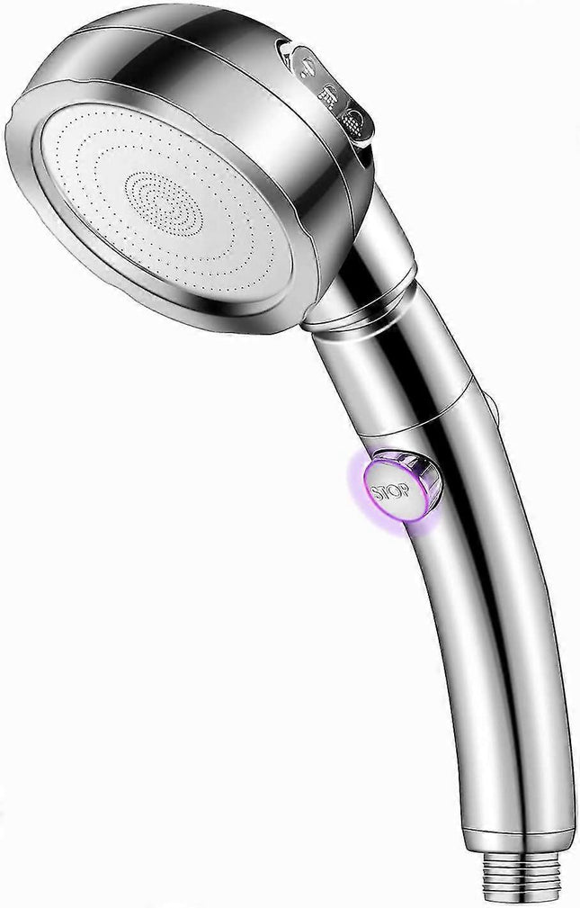 Handheld Pressure Shower Head 3 Jet Functions Water Saving Set – product detail