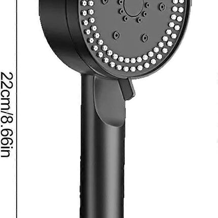 Bathroom Pressure Shower Head, 8 Modes Handheld Spa Shower
