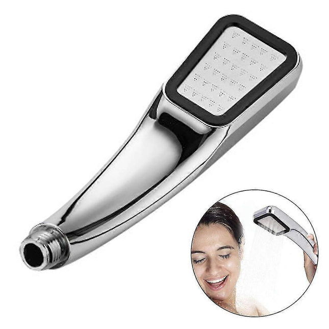 300-Hole Square Pressurized Handheld Shower Head Water Saving V1263-JX-5194