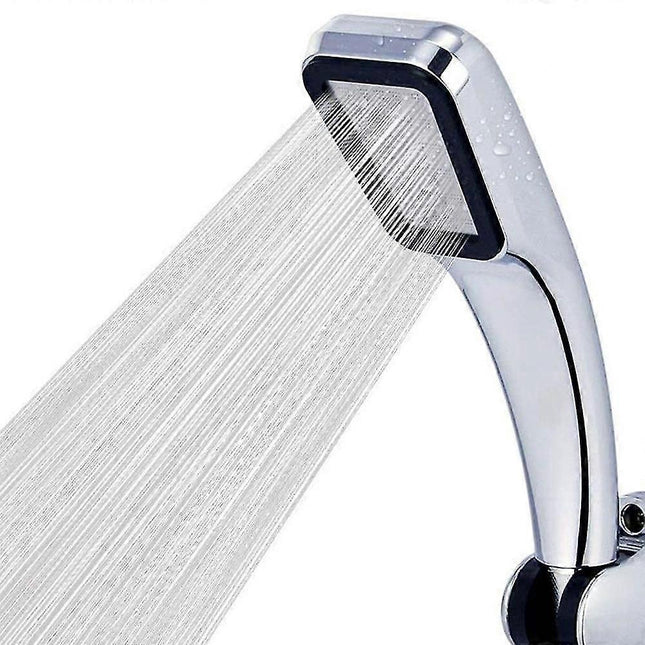 300-Hole Square Pressurized Handheld Shower Head Water Saving – product detail