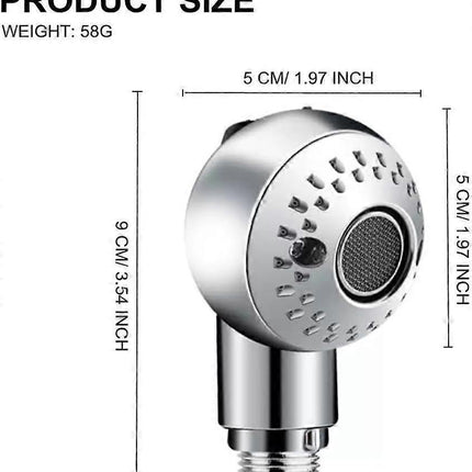 Faucet Shower Head, Small Sink Hand Shower, 2 Modes Water Saving