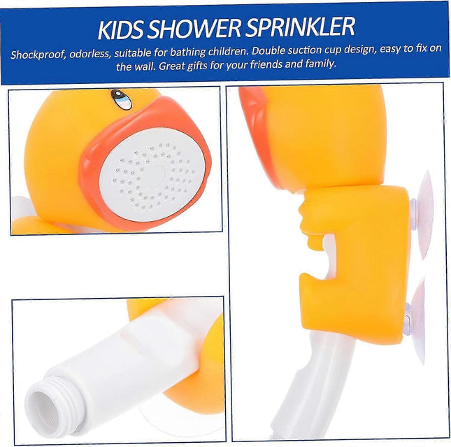 Cartoon Handheld Shower Head White Animal Bath Spray for Babies – product detail