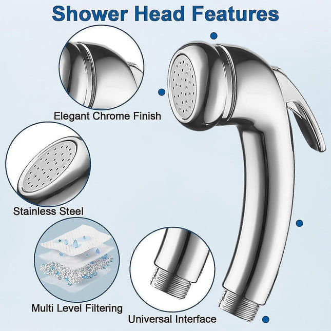 High Pressure Handheld Trigger Shower Nozzle – product detail