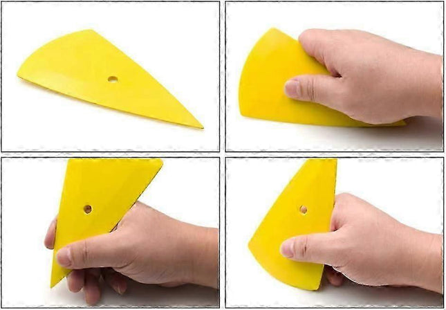 Car Vinyl Wrap Felt Squeegee Tool Applicator for Window Tint Yellow – product detail