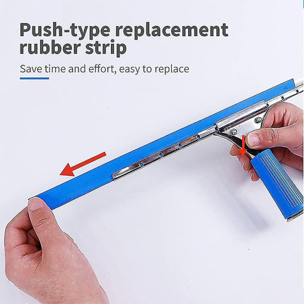 Professional Window Squeegee, Floor & Shower Cleaner with Handle