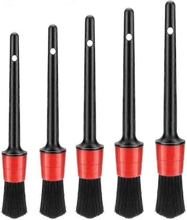 5pcs Car Detailing Cleaning Brush Set for Interior & Exterior V1263-JX-5263