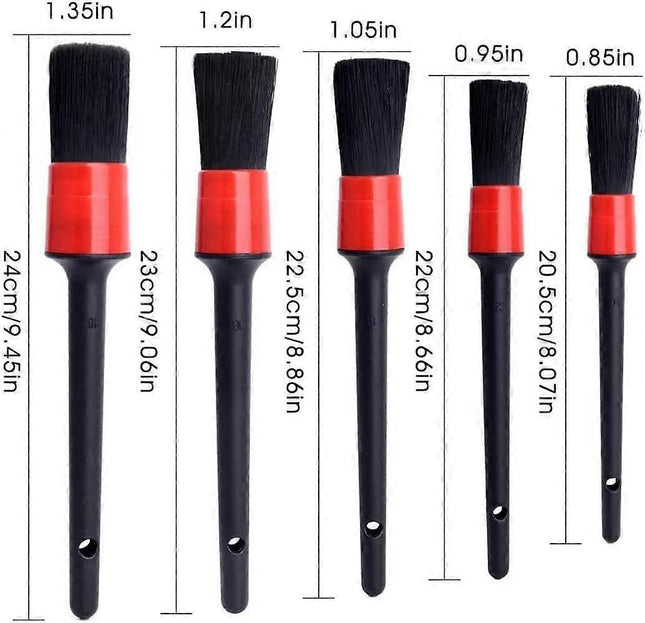 5pcs Car Detailing Cleaning Brush Set for Interior & Exterior – product detail