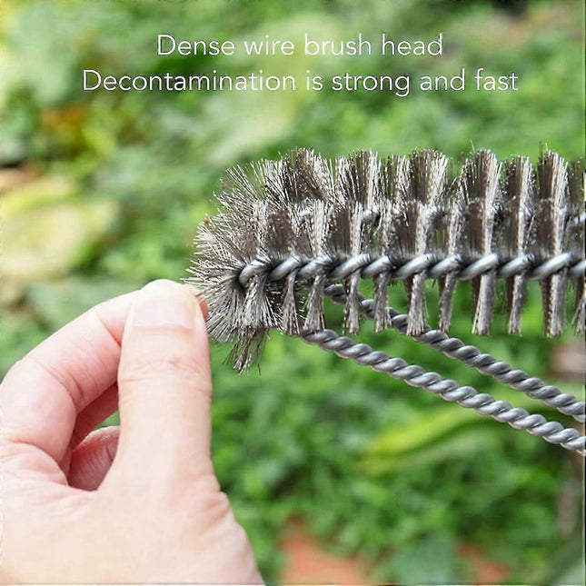 Triangular Grill Cleaning Brush Langgang BBQ Scraper – product detail