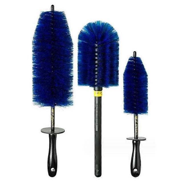 3pcs Wheel & Tire Cleaning Brush Set Car Detailing Tools V1263-JX-5277