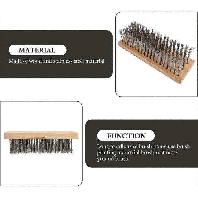 Yard Tile Cleaning Brush Floor & Garden Moss Scrubber – product detail