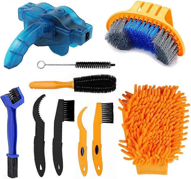 Bike Cleaning Brush Set Chain & Wheel Maintenance Kit V1263-JX-5296