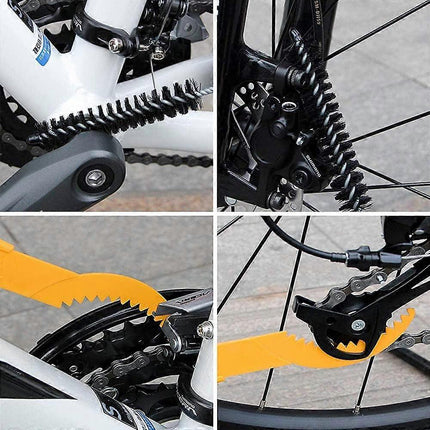 Bike Cleaning Brush Set, Chain & Wheel Maintenance Kit