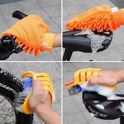 Bike Cleaning Brush Set, Chain & Wheel Maintenance Kit
