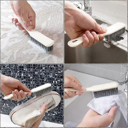 4pcs Cleaning Brush Set for Dish, Kitchen, Bathroom & Shoes