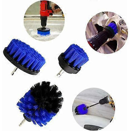 3pcs Drill Cleaning Brush Set for Tile, Kitchen & Toilet