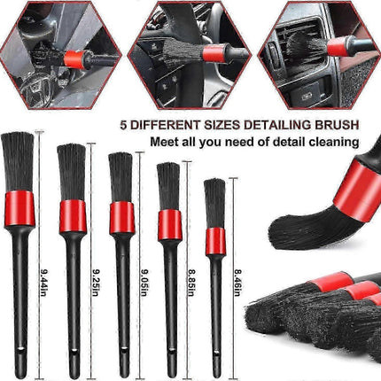 18pcs Car Cleaning Brush Kit, Auto Detailing & Drill Brushes