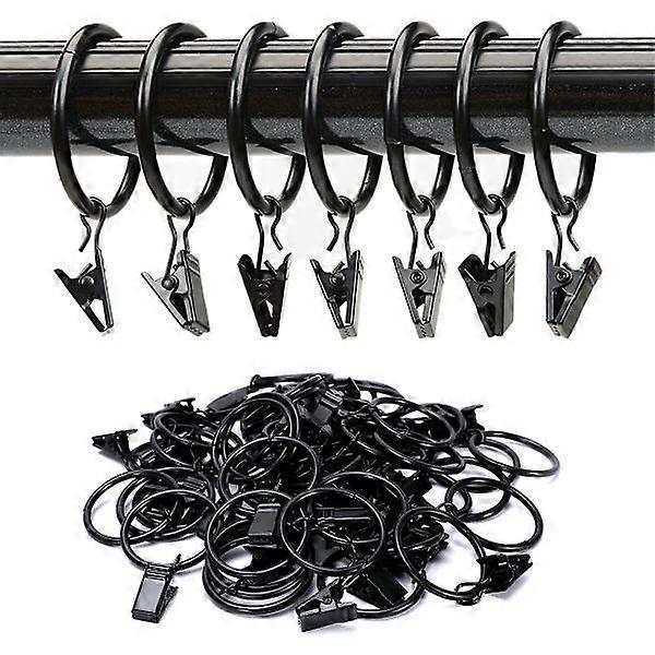 Curtain Rods with Metal Hanging Rings Window Curtain Hardware V1263-JX-5346