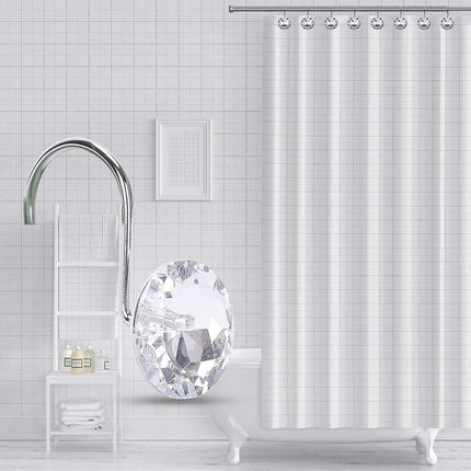 12pcs Decorative Resin Shower Curtain Hooks Rings for Bathroom Rods