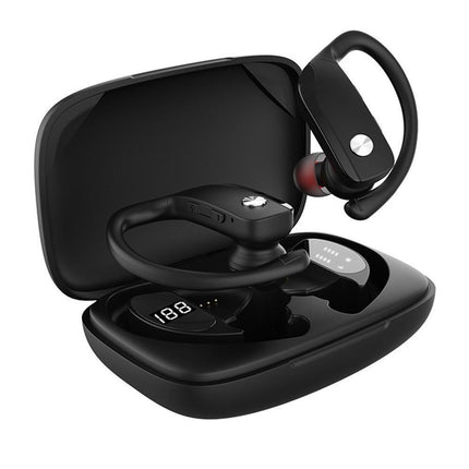 Wireless Earbuds - Waterproof - LED Display Bluetooth Earphones with Mic for Sports