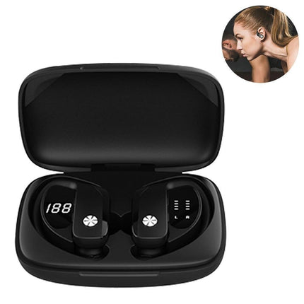 Wireless Earbuds - Waterproof - LED Display Bluetooth Earphones with Mic for Sports