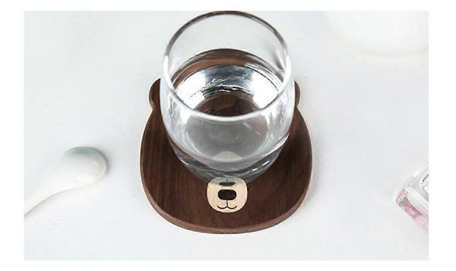 Wooden Drink Coasters for Glasses Tabletop Protection – product detail