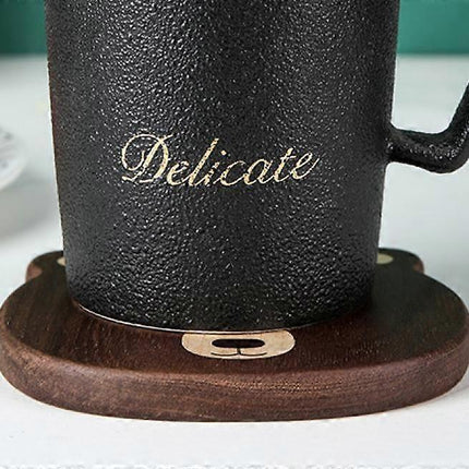 Wooden Drink Coasters for Glasses Tabletop Protection