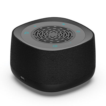 Bluetooth White Noise Machine 14 Sounds Rechargeable Breathing Light Black