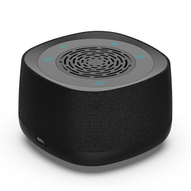 Bluetooth White Noise Machine 14 Sounds Rechargeable Breathing Light Black V1263-JX-5474
