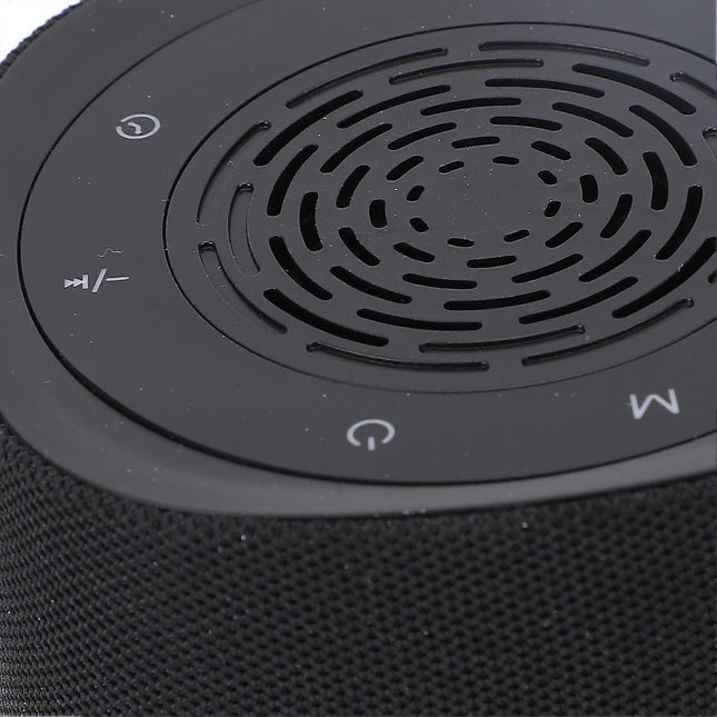 Bluetooth White Noise Machine 14 Sounds Rechargeable Breathing Light Black – product detail
