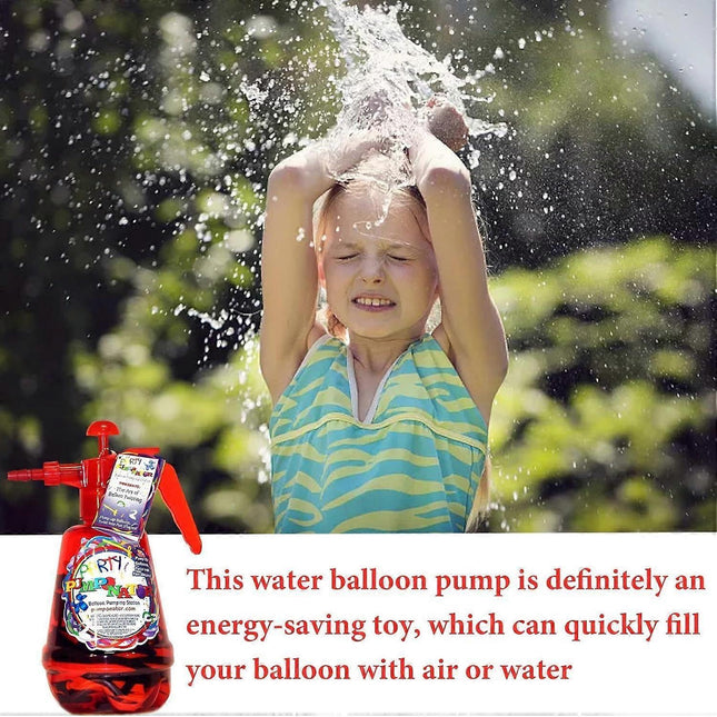 Water Balloon Pump 1.5L Hand Air & Water Pump with 500 Balloons – product detail