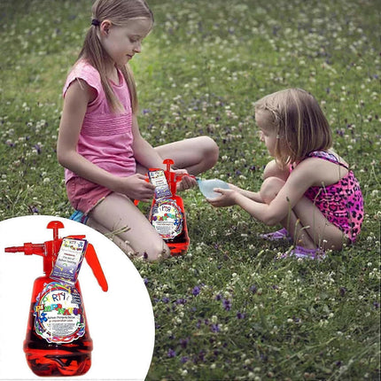 Water Balloon Pump 1.5L Hand Air & Water Pump with 500 Balloons