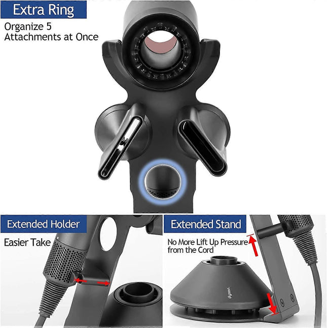 Dyson Supersonic Hair Dryer Holder with 5 Accessories Organizer – product detail