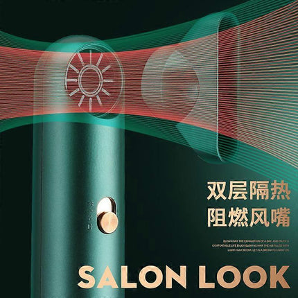 Mini Silent Anion Hair Dryer Portable Leafless High Power Dryer