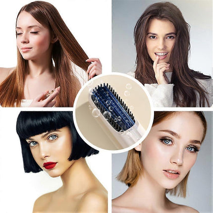 Rechargeable Cordless Hair Dryer Brush USB 3 Heat Settings