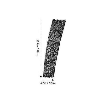4 Pairs Breathable Cooling Arm Sleeves UV Protection Lace Design