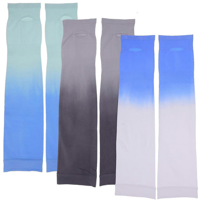 3 Pairs Volleyball Arm Sleeves Youth UV Protection Arm Protectors V1263-JX-5624