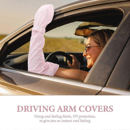 1 Pair Cycling Arm Sleeves Cooling Skin-Friendly Sports Covers