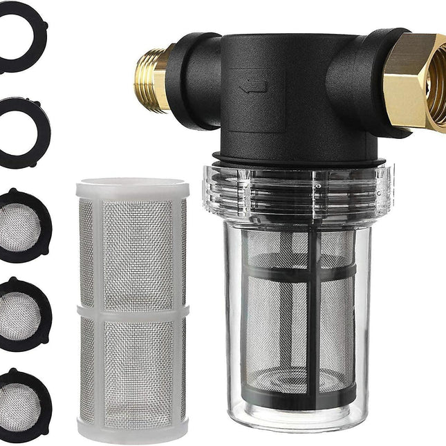 40 Mesh Water Filter Bowl Integrated Clear Screen for Garden Pressure Washer