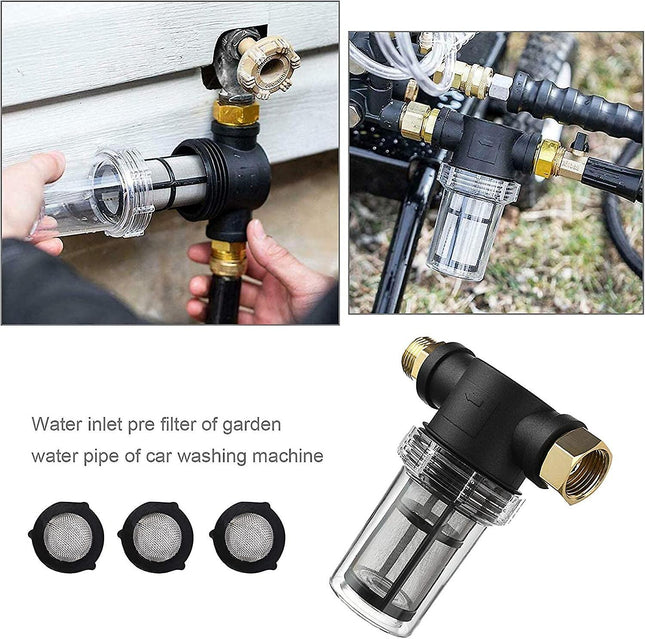 40 Mesh Water Filter Bowl Integrated Clear Screen for Garden Pressure Washer – product detail