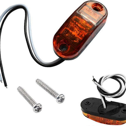 LED Side Marker Lights 10PCS, 12V Waterproof Car Truck Warning Tail Lamps