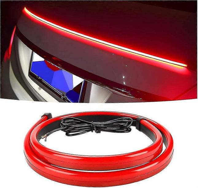 LED Brake Light Strip 35 Inch Red 144 LEDs DC12V Rear Warning Light Bar V1263-JX-5812