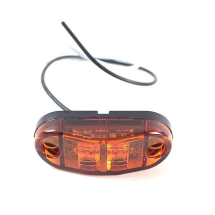 LED Side Marker Lights 1PC, 12V/24V Trailer Truck Warning Tail Lamp