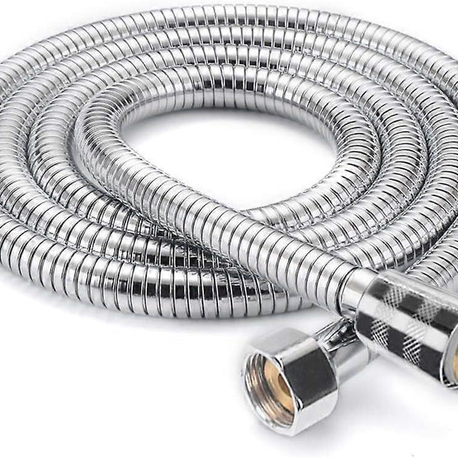 2m Universal Expandable Shower Hose, Stainless Steel Anti-Elastic Shower Pipe