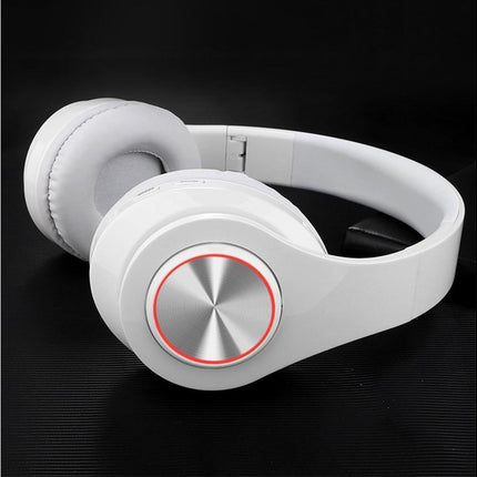 Bluetooth Over Ear Headphones - Foldable Stereo - Lightweight Wireless Headset with Mic