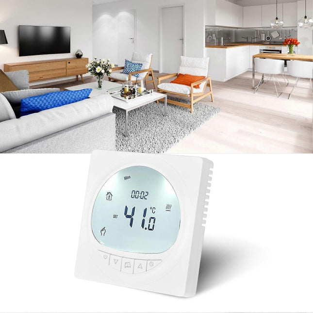Smart Programmable Thermostat 3 Modes Multifunctional Floor Heating Controller for Home V1263-JX-5947