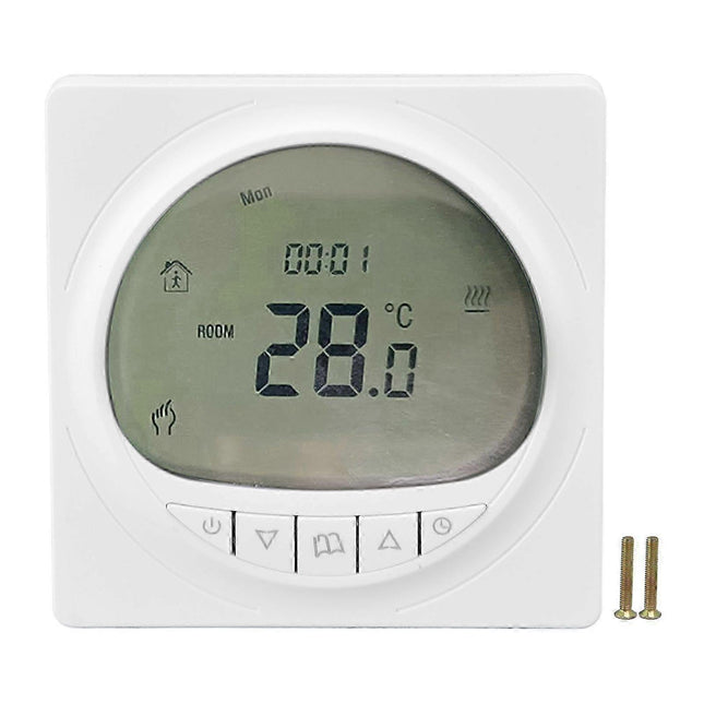 Programmable Smart Thermostat 3 Modes Adjustable High Accuracy Floor Heating Controller V1263-JX-5949