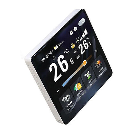 Smart Thermostat with 4-Inch LCD Screen Temperature Control for Home Heating System
