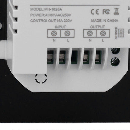 Electric Underfloor Heating Thermostat LED Display High Accuracy 16A Temperature Controller